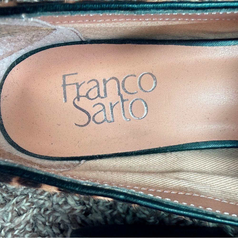 Franco Sarto Animal Print Loafers - Picture 8 of 9